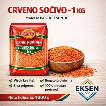 Red Lentils 1kg - Suntat