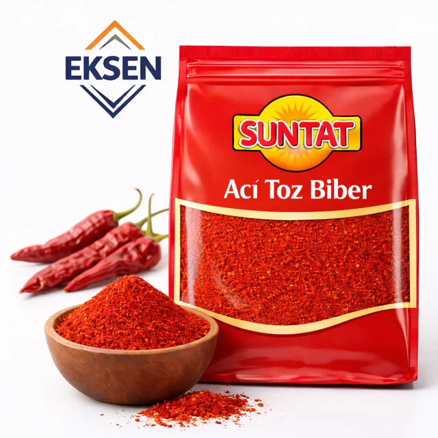 Acı Pul Biber Toz 500 g - Suntat